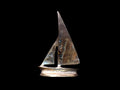 Brass Sailboat - Annapolis Maritime Antiques