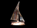 Brass Sailboat - Annapolis Maritime Antiques
