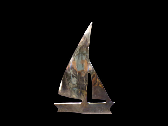 Brass Sailboat - Annapolis Maritime Antiques