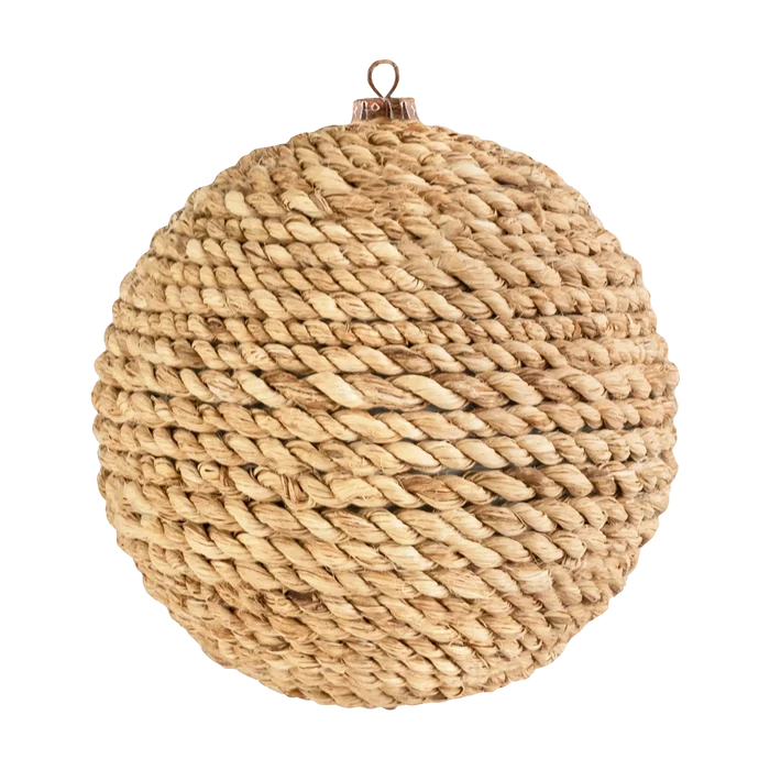 Burlap Round Ornaments