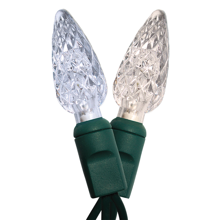 Dekra-Lite C6 Cool White & Warm White Faceted LED Mini Lights
