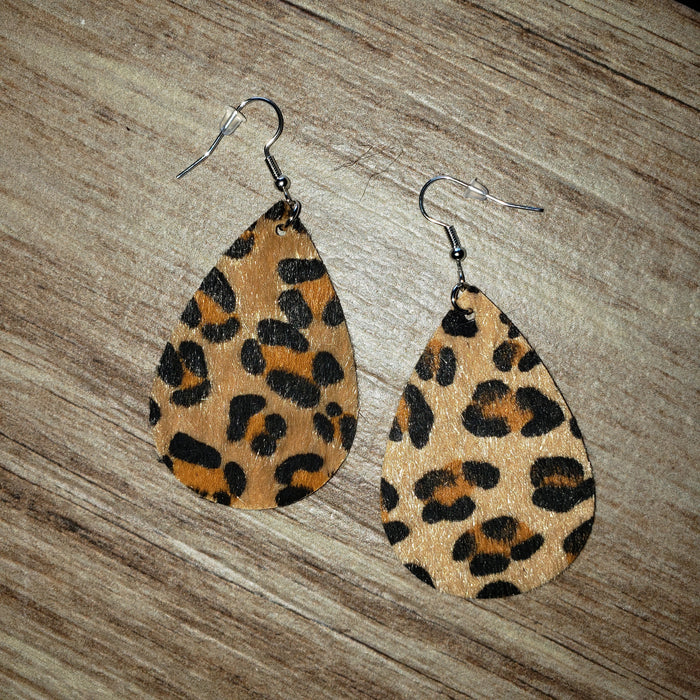 Caramel Leopard Earrings