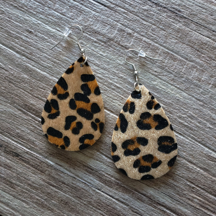 Caramel Leopard Earrings