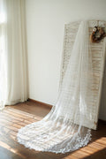 Cathedral Long Tulle 3D Flowers Wedding Veil Bridal Veil