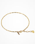 Cavigliera in argento Design Hamsa