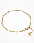 Cavigliera in argento Design Slash