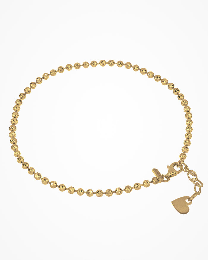 Cavigliera in argento Design Slash