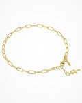 Cavigliera in argento Paper Clip