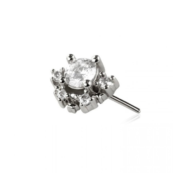 Celestial Halo Titanium Flat Back Labret