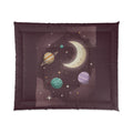 Celestial Moon & Planets Comforter — Stargazer Space Bedding