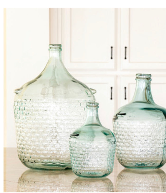 Cellar Bottle Embossed Basketweave Large