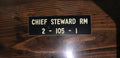 Chief Ship Plaque - Annapolis Maritime Antiques
