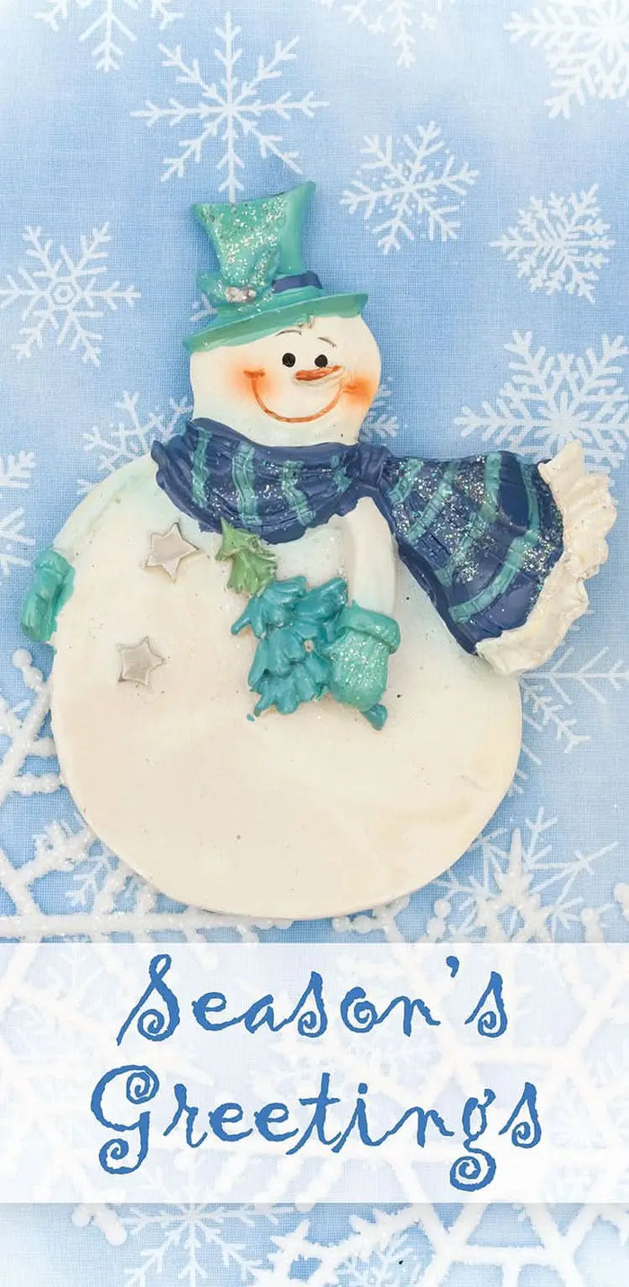 Chilly Snowman Single Vinyl Banner Dekra-Lite