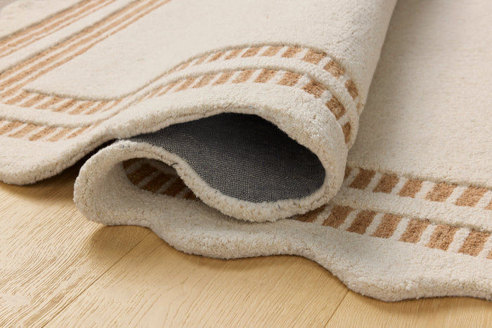 Chris Loves Julia Scottie Ivory Rust Area Rug - Rugs by Roo