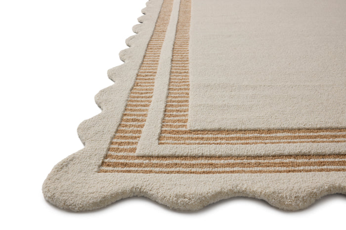 Chris Loves Julia Scottie Ivory Rust Area Rug - Rugs by Roo