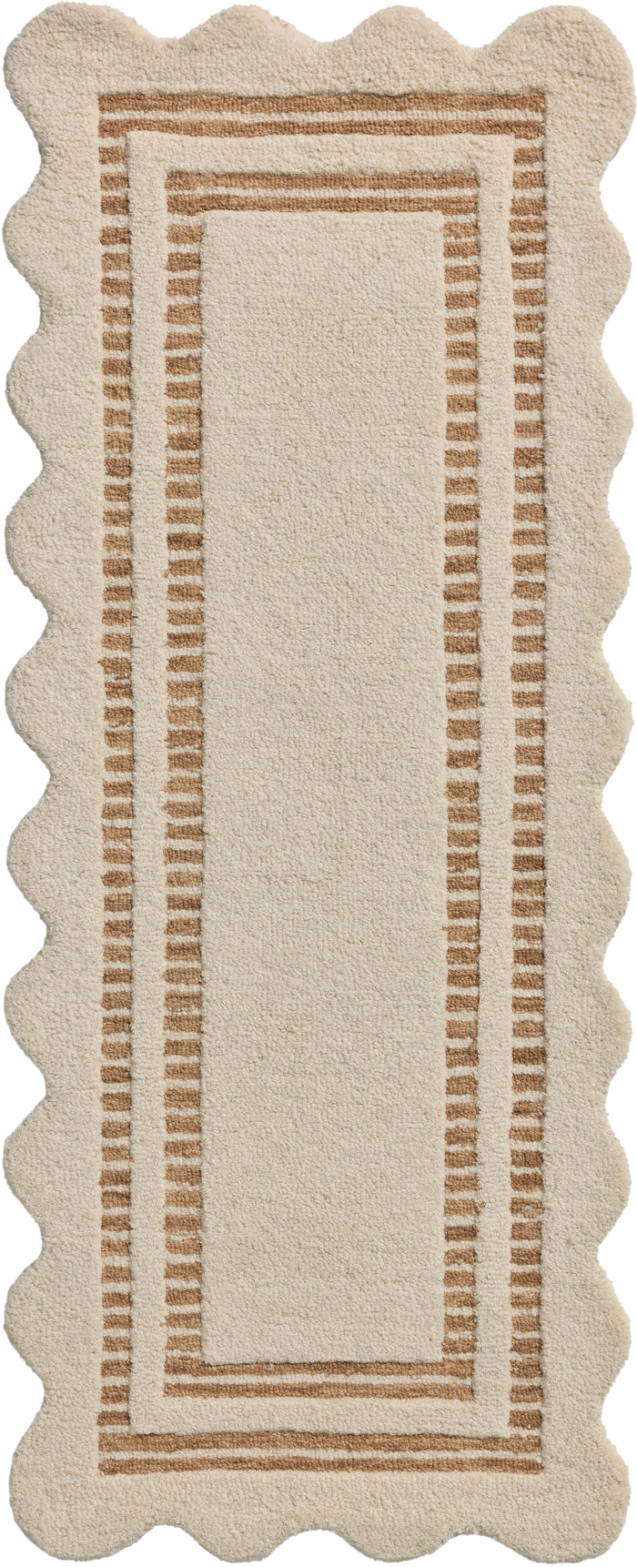 Chris Loves Julia Scottie Ivory Rust Area Rug - Rugs by Roo