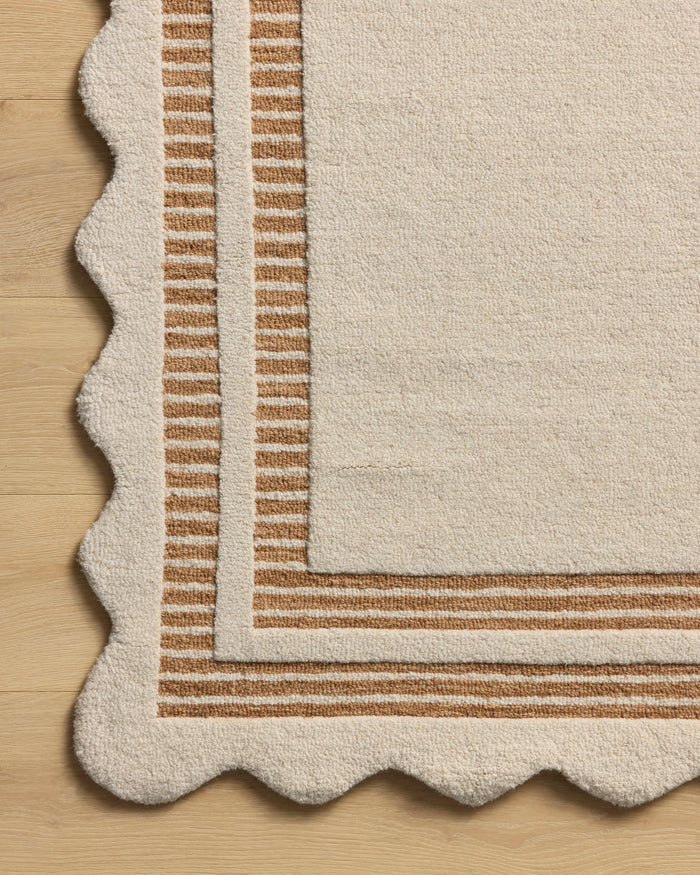 Chris Loves Julia Scottie Ivory Rust Area Rug - Rugs by Roo