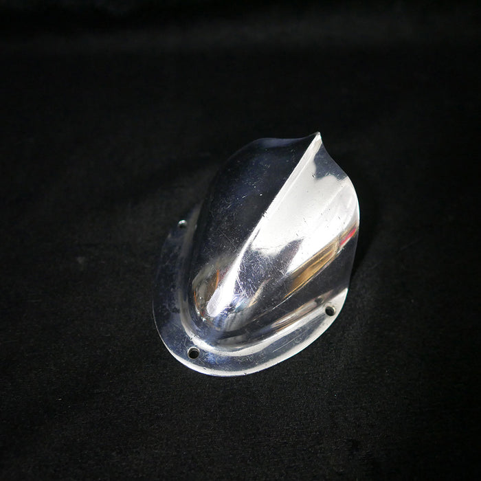 Polished chrome 4.5" ventilator.