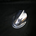 Polished chrome 4.5" ventilator.