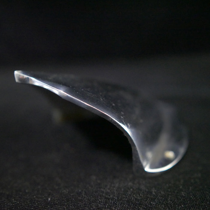 Polished chrome 4.5" ventilator.
