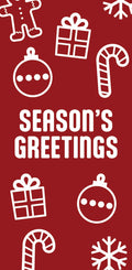 Classic Season’s Greetings Single Vinyl Banner Dekra-Lite