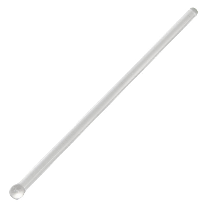 Vintage Clear Ball End Glass Stirrer | The Hour Shop