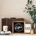 Coffee Freshly Brewed Sign