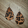 Coffee Leopard Earrings