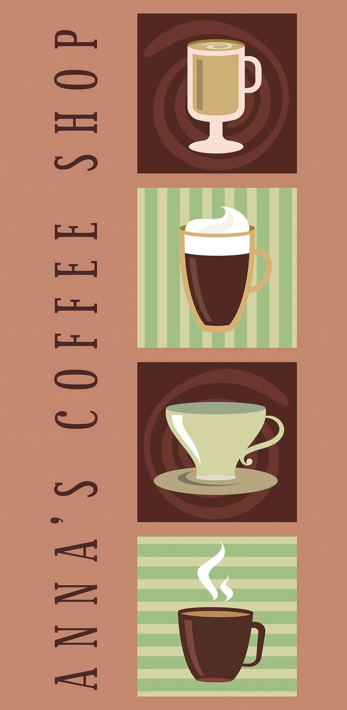 Coffee Shop Single Vinyl Banner Dekra-Lite
