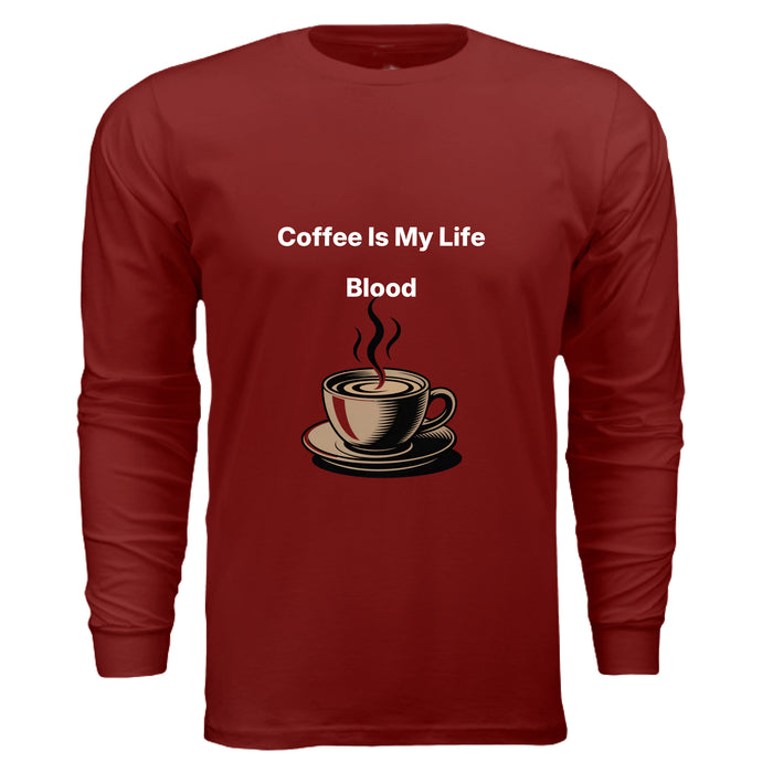 Cardinal / XS / Next Level Apparel N3601 Men's Cotton Long-Sleeve Crew