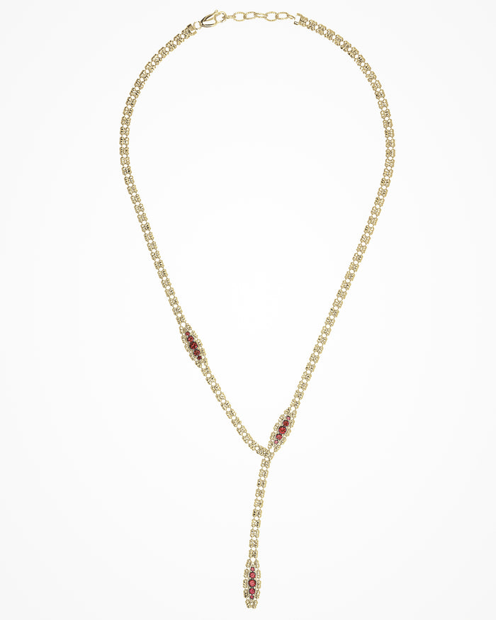 Collana in argento a Y Iris