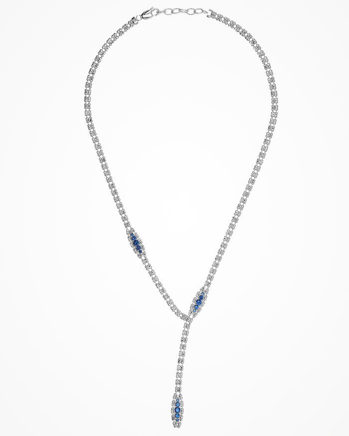 Collana in argento a Y Iris