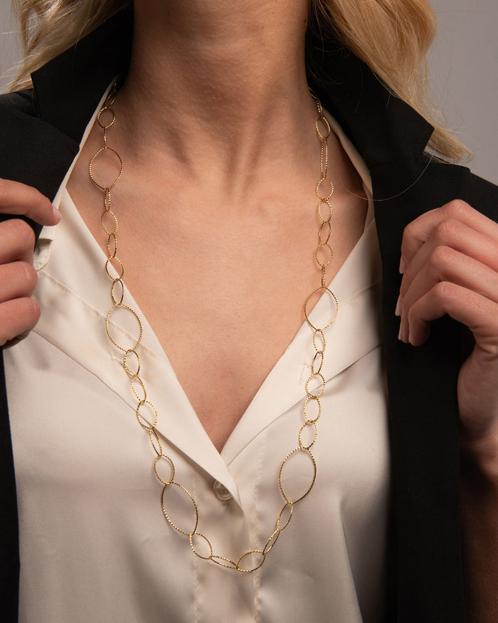 Collana in argento Arabesque Long
