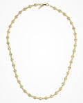 Collana Crystal 2 elementi in argento placcata oro giallo