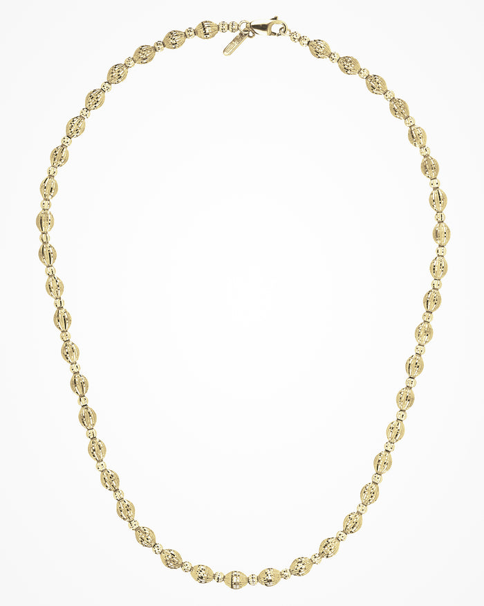 Collana Crystal 2 elementi in argento placcata oro giallo