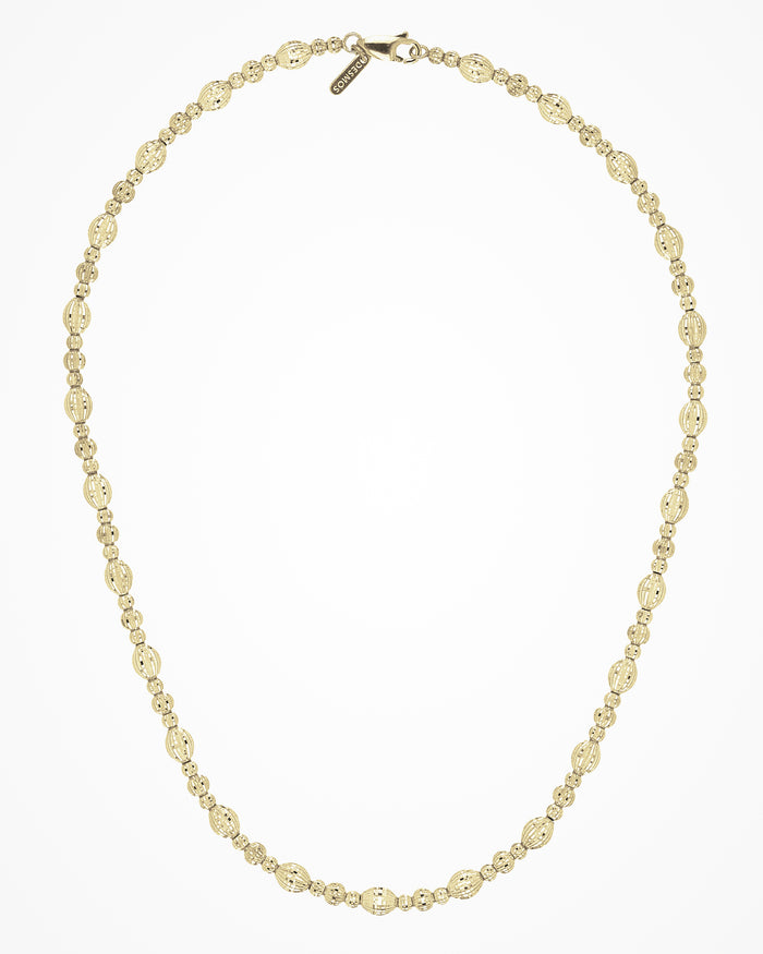 Collana Crystal 3 elementi in argento placcata oro giallo
