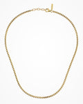 Collana Crystal 3 in argento placcata oro