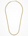 Collana Crystal 4 in argento placcata oro giallo