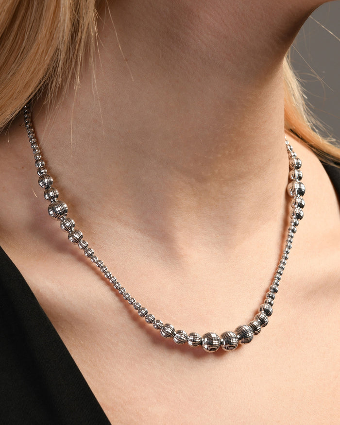 Collana Crystal Gala in argento placcato rodio