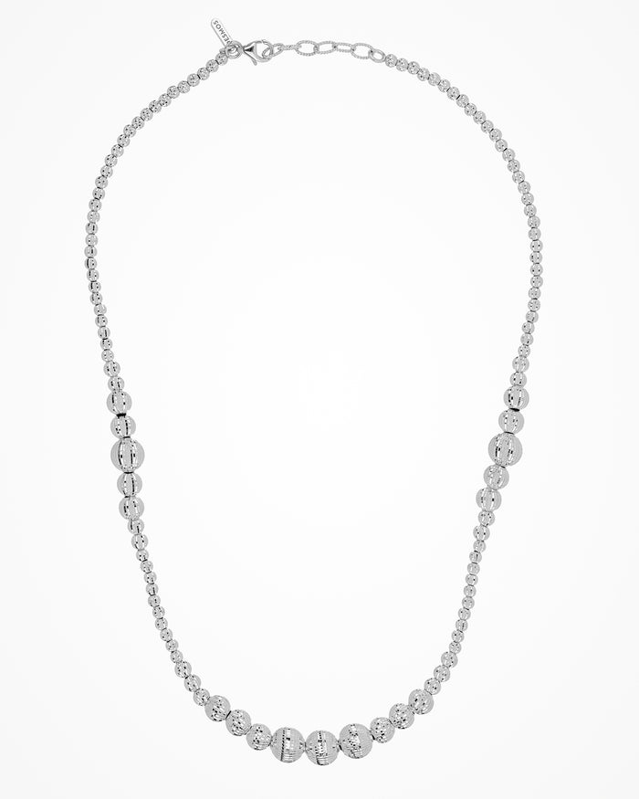 Collana Crystal Gala in argento placcata rodio