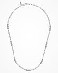Collana Crystal Nova in argento con cristalli, placcata rodio, design elegante e luminoso con dettagli raffinati