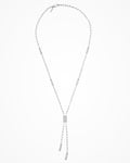 Collana Crystal Nova in argento con cristalli, placcata rodio, design elegante e luminoso con dettagli raffinati