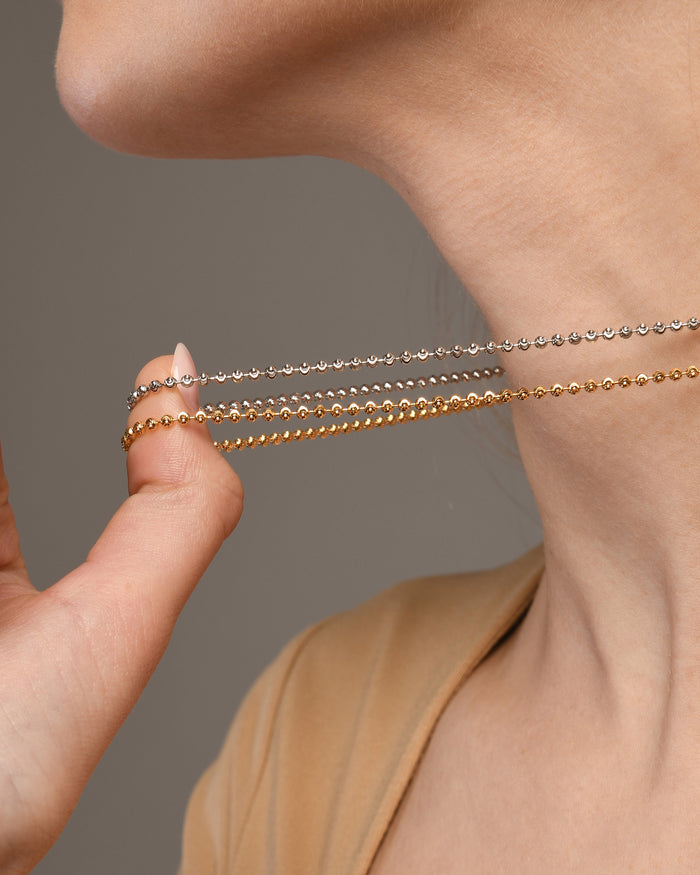 Collana in argento Design Moon