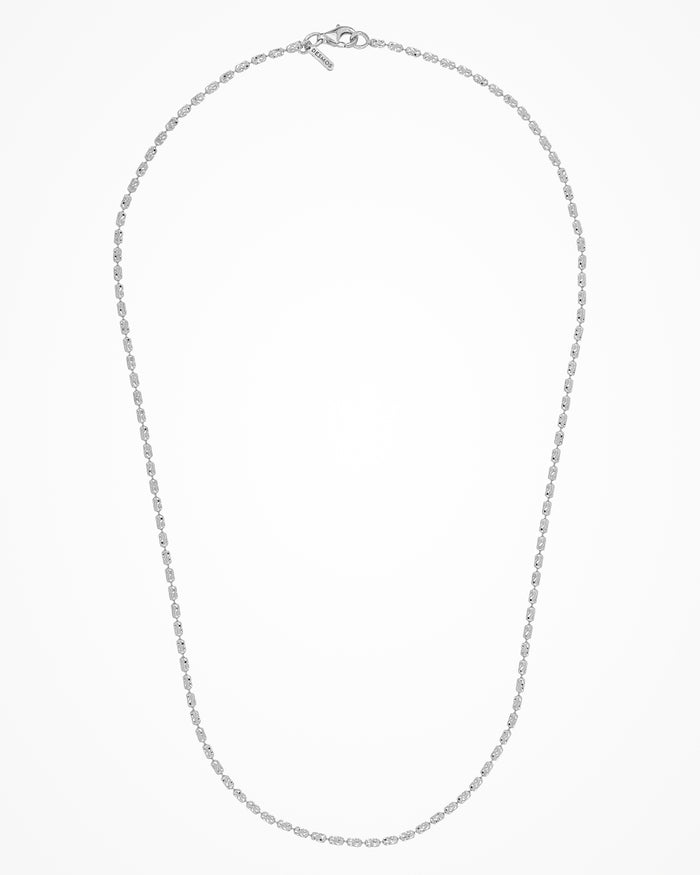 Collana Typhoon in argento placcata rodio