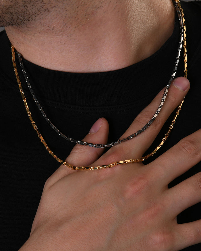 Collana in argento Heshe