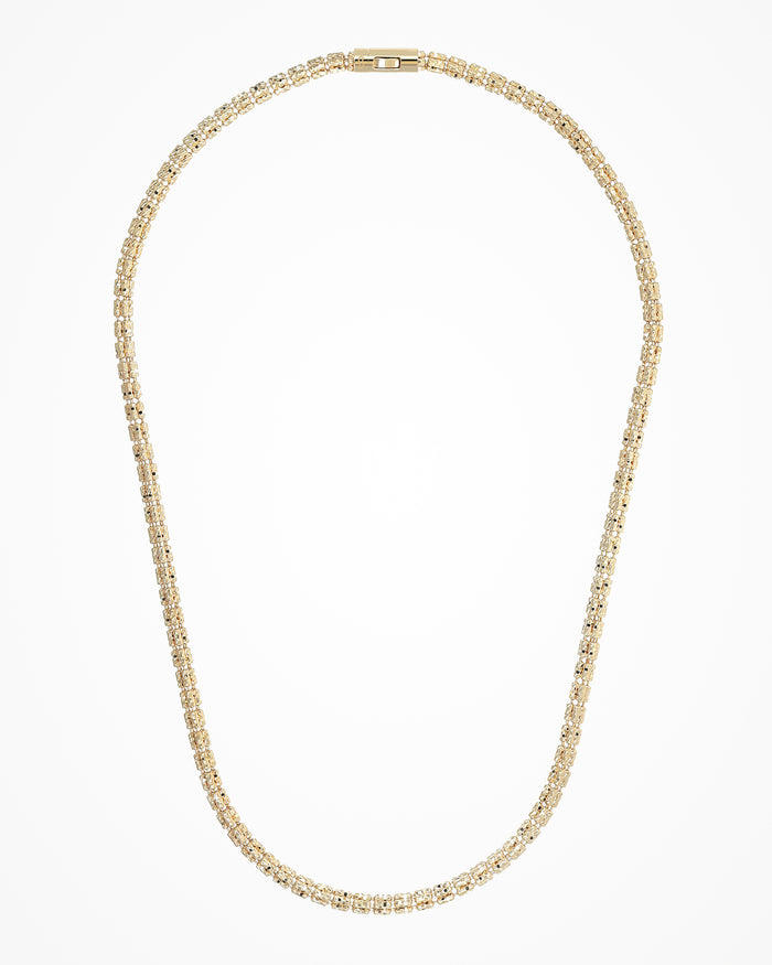 Collana Infinity World in argento placcata oro