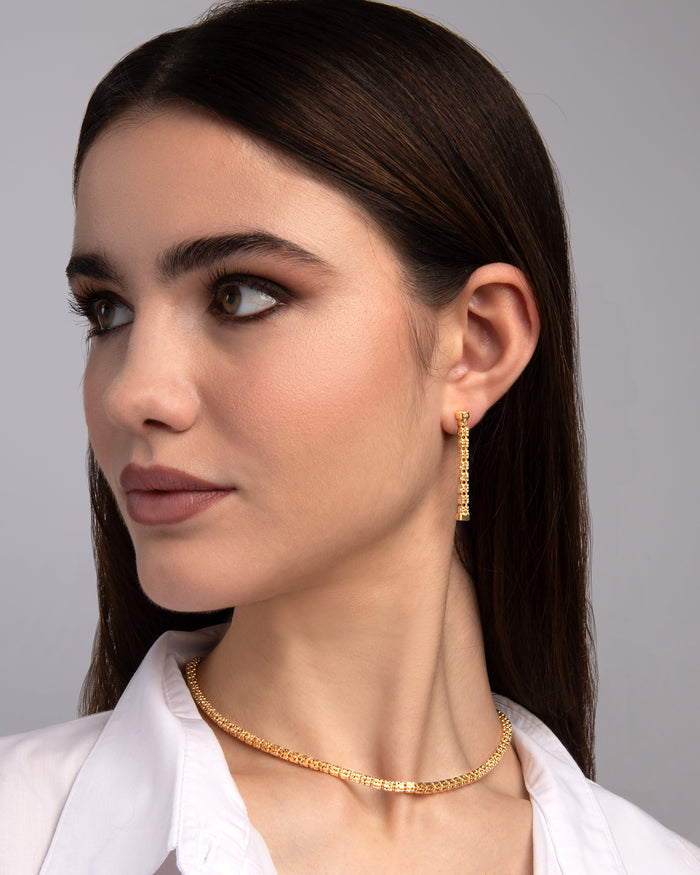Collana Infinity World in argento placcata oro