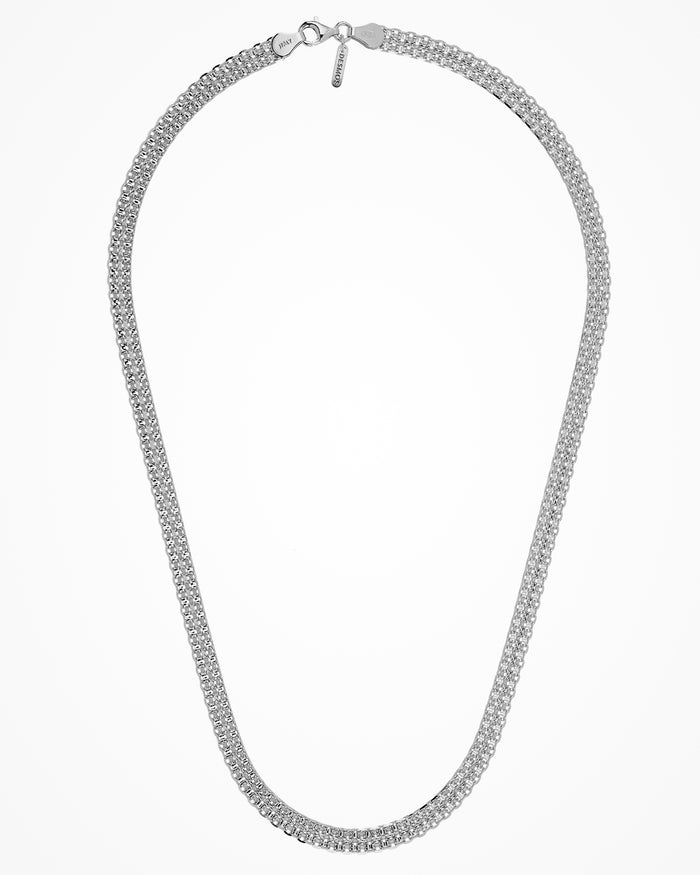 Collana in argento Pave