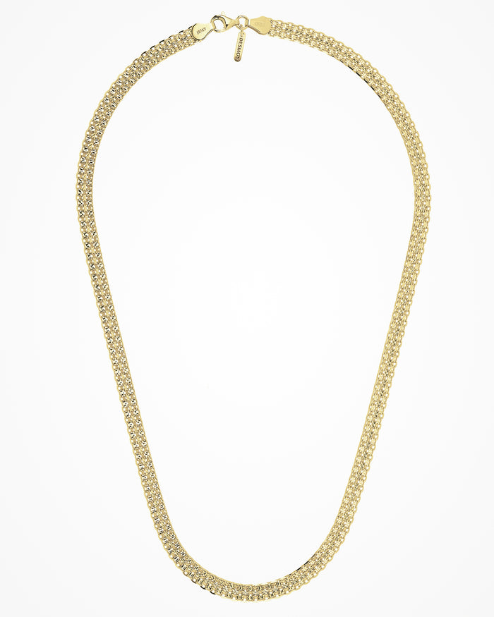 Collana in argento Pave