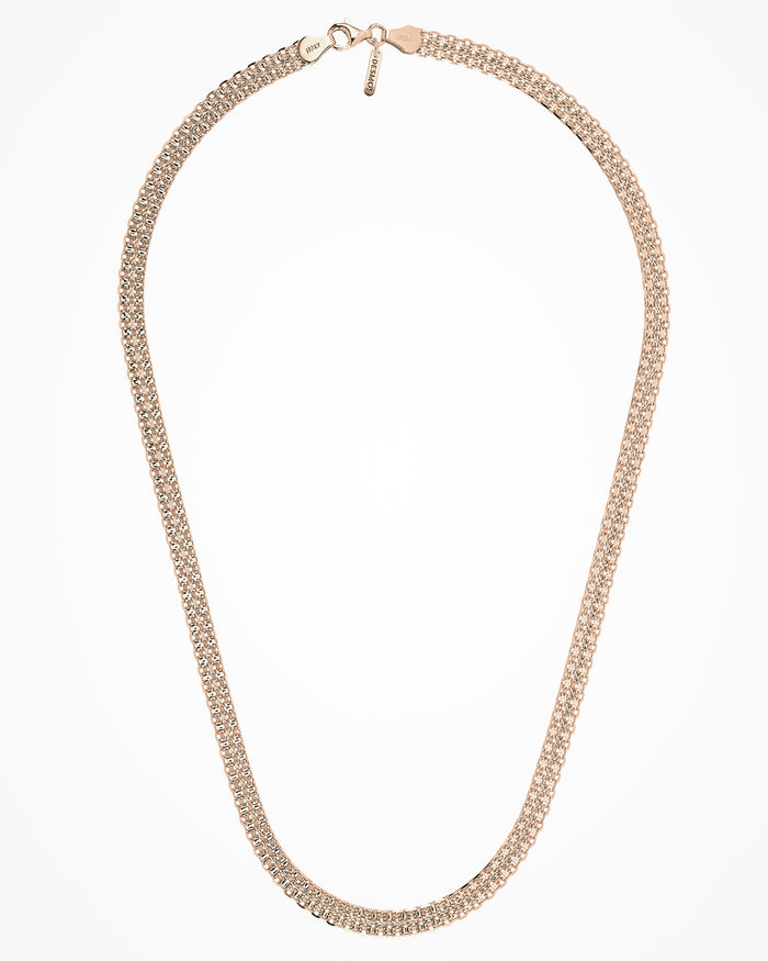 Collana in argento Pave